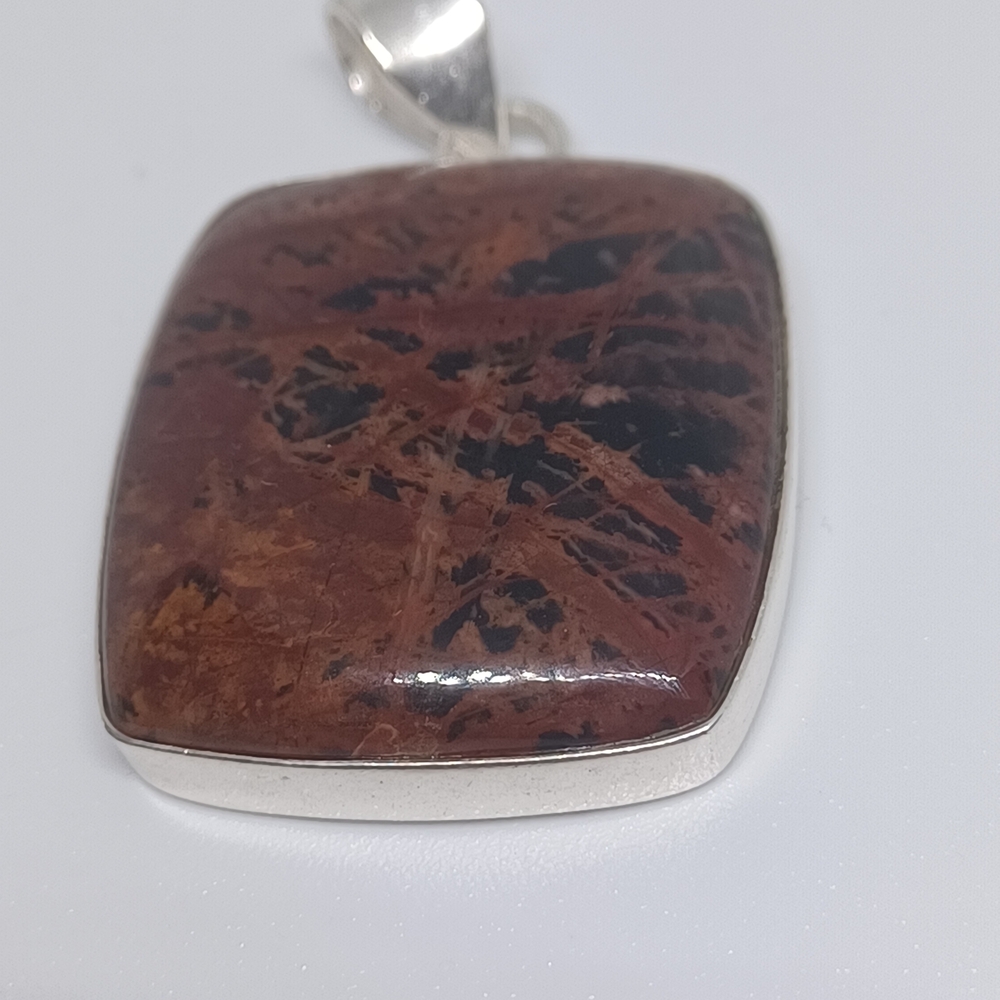 Gemstone Mahogany Obsidian Pendant - Picture 6 of 15